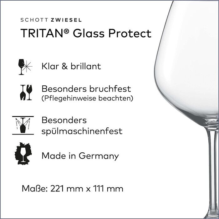Набор бокалов для красного вина 732 мл 6 предметов Schott Zwiesel