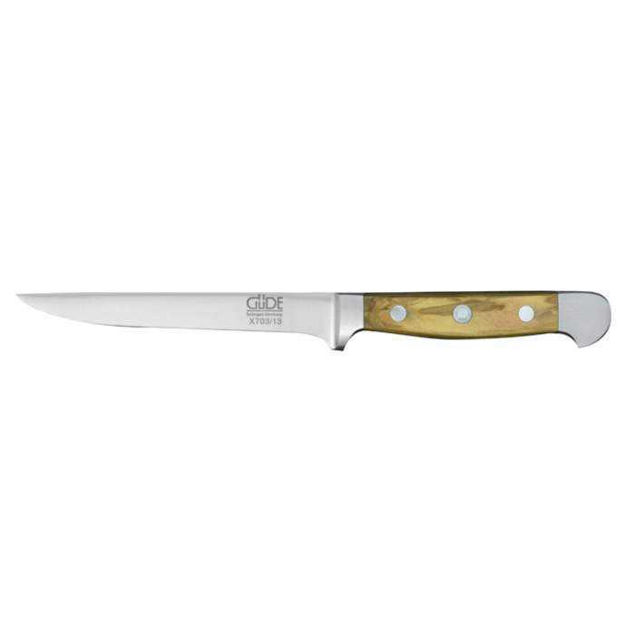 Нож обвалочный с гибким лезвием 13 см Alpha Olive Guede