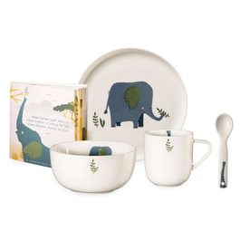Набор детской столовой посуды, 5 предметов, Слон ASA-Selection
