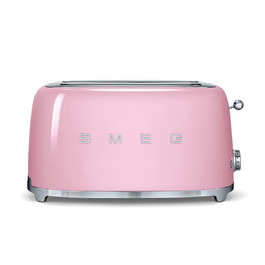 Тостер на 4 ломтика, розовый, Smeg