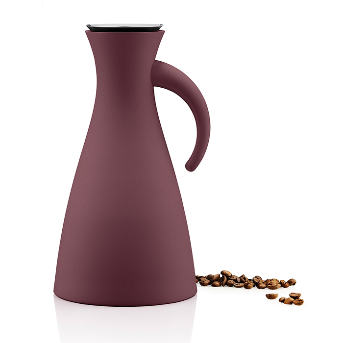 Кофейный вакуумный кувшин 1 л бордовый Kaffee-Isolierkanne Eva Solo