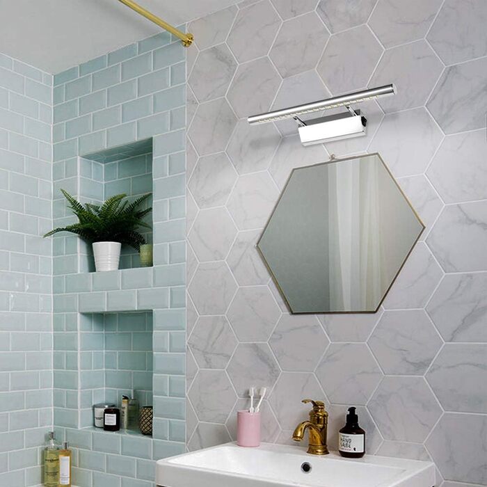 Светодиодная лампа для ванной комнаты, холодный свет, 40 см Dailyart