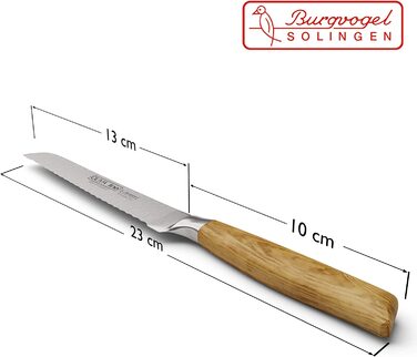 Нож для хлеба 13 см Oliva Line Burgvogel Solingen