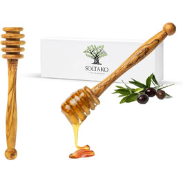 Набор ложек для мёда 15 см, 2 предмета оливковое дерево SOLTAKO