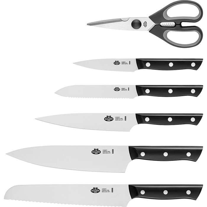 Набор ножей с подставкой 7 предметов Chienti Ballarini