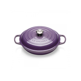 Сковорода-жаровня чугунная с крышкой 30 см, фиолетовая Ultra Violet Le Creuset