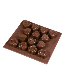 Силиконовая форма для приготовления конфет "Сердечки" Confiserie Dr. Oetker