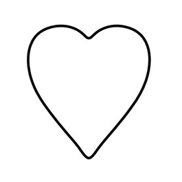 Формочка для печенья/пряников "Сердце" 12 см Kaiser