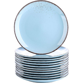 Обеденные тарелки, цвет голубой, 12шт. Vancasso Navia