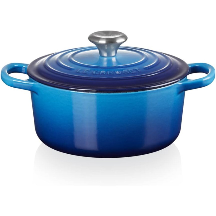 Кастрюля чугунная 1,8 л Azure Signature Le Creuset