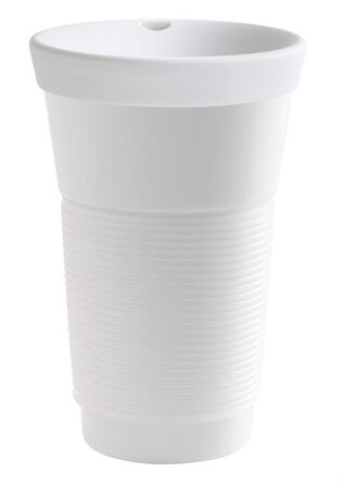 Чашка 0,47 л, с крышкой белая Сupit To Go Mugs Magic Grip Kahla
