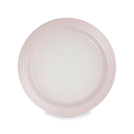 Тарелка обеденная 27,2 см розовая Shell Pink Le Creuset