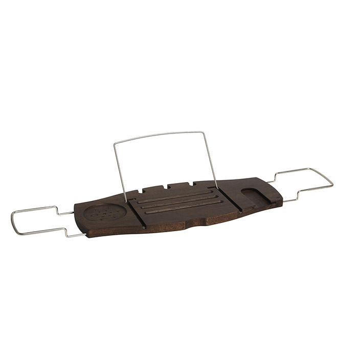 Umbra Полка для ванной 71,1-94x21,6x3,8 см коричневая Aquala Bathtub Caddy Umbra