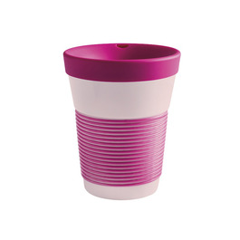 Чашка 0,35 л, с крышкой пурпурно-розовая Сupit To Go Mugs Magic Grip Kahla