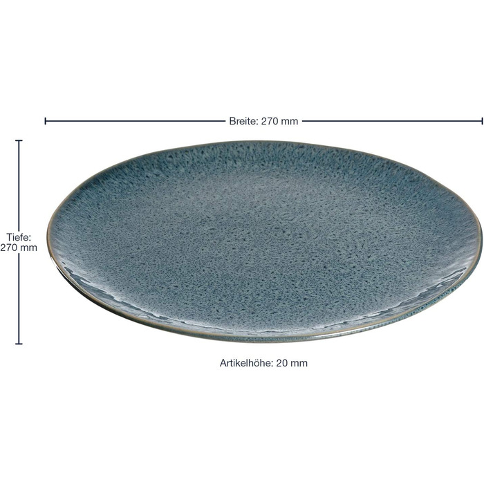 Набор керамических тарелок LEONARDO HOME Ø27 см / 6 шт.