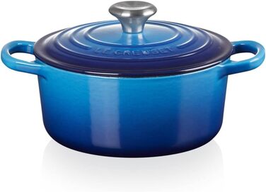 Кастрюля чугунная 1,8 л Azure Signature Le Creuset