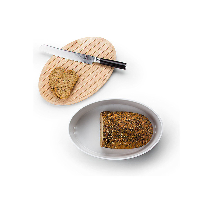 Емкость для хранения хлеба с крышкой, средняя 30 x 23 см Continenta