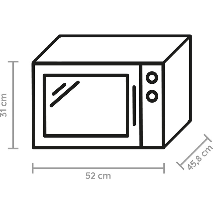 Многофункциональная микроволновая печь 5 в 1 Bauknecht Chef Plus MW 49 SL / 800 Вт / 25 л / DualCrisp & CrispFry