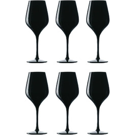 Набор бокалов для вина 6 шт. 350 мл, черный Blind Tasting Stölzle Lausitz