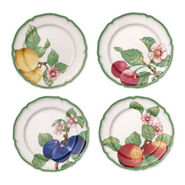 Набор тарелок для завтрака 21 см, 4 предмета, French Garden Modern Fruits Villeroy & Boch