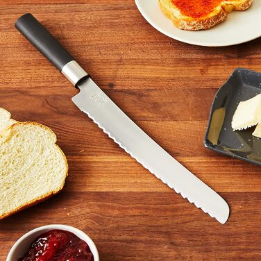 Нож для хлеба Kai Wasabi 6723.B из нержавеющей стали, 23 см