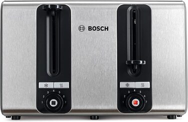 Тостер Bosch TAT7S45 / 1800 Вт / на 4 ломтика / с функцией размораживания