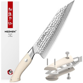 Нож поварской 21.5 см Elegant Hammered Series HEZHEN
