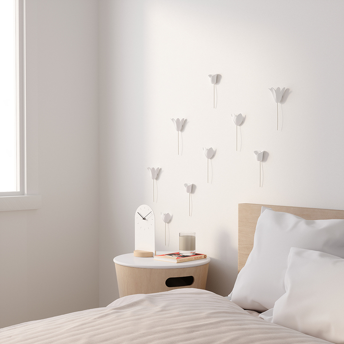 Декор для стен Wallflutter 20 элементов белый, Umbra