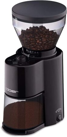 Кофемолка Cloer 7520 / 150 Вт / 300 г / 2-12 чашек кофе / нержавеющая сталь