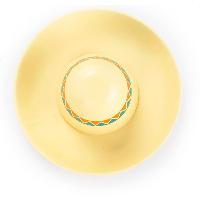 Тарелка в форме сомбреро 24 см, желтая Balvi