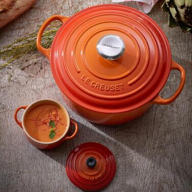 Мини-кастрюля / жаровня 10 см Flame Le Creuset