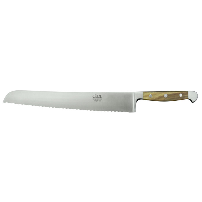 Нож для хлеба 32 см для левой руки Alpha Olive Guede