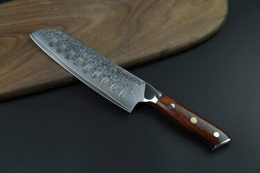 Поварской нож SCHNEIDWERK из 67 слоев дамасской стали, 17.6 см
