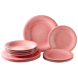 Набор тарелок 12 предметов, розовых Color Loop Villeroy & Boch