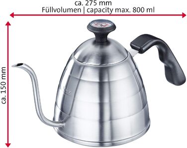 Чайник для плиты с термометром 0.8 л Brasilia Plus Westmark