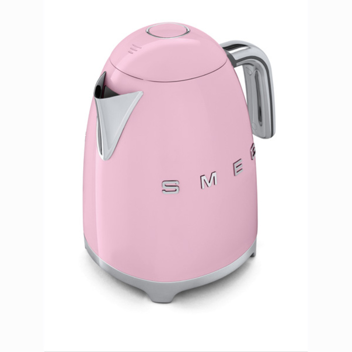 Чайник электрический 1,7 л, розовый, Smeg