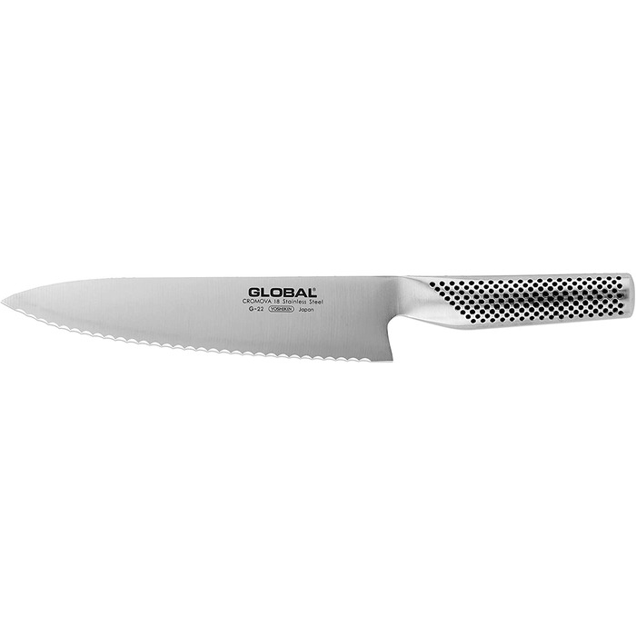 Нож для хлеба Yoshikin Global G-22 из нержавеющей стали, 20 см