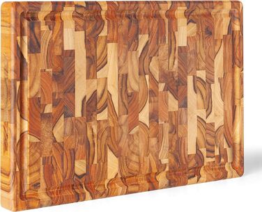 Деревянная разделочная доска Erreke с поддоном для сбора 44x29 см