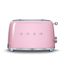 Тостер на 2 ломтика  TSF01PKEU, розовый, Smeg