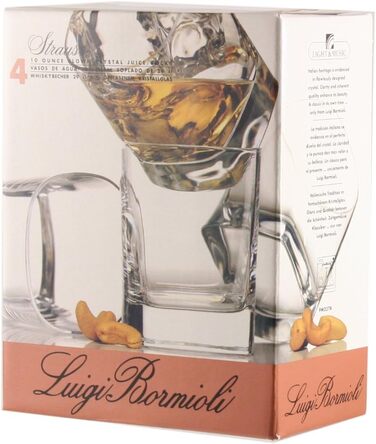 Набор стаканов для виски 4 предмета Strauss Luigi Bormioli