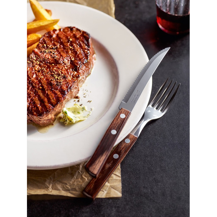 Вилка для стейка набор 6 предметов Steakbesteck Tramontina