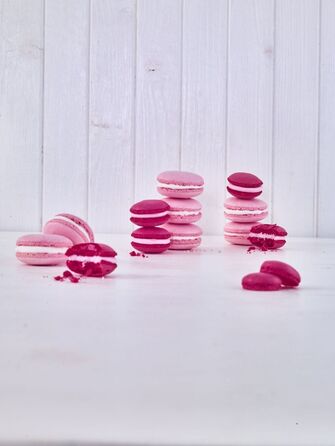 Форма для печенья Макарон двухсторонняя, 37 x 28 х 0,5 см, розовая, RBV Birkmann