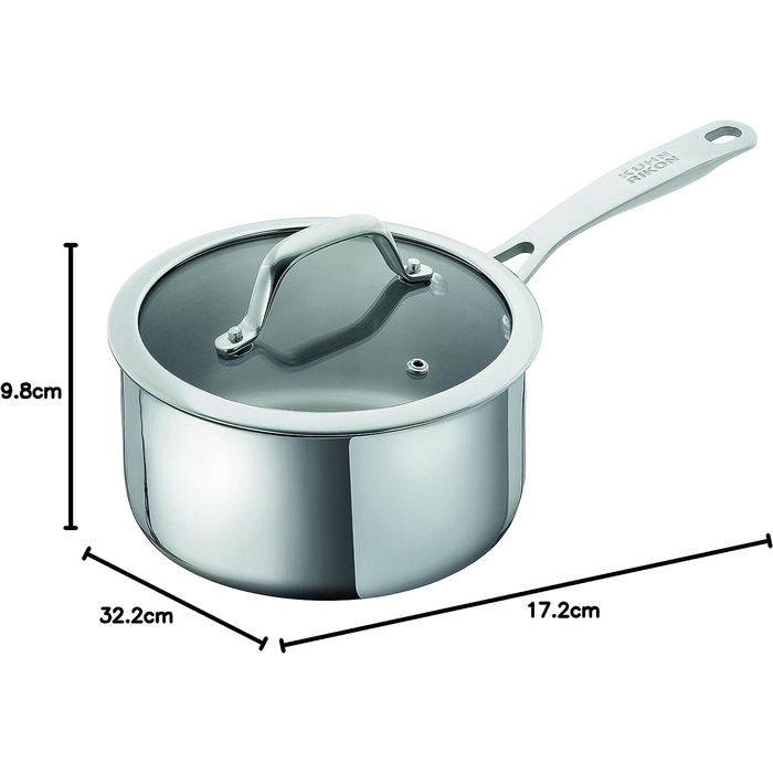 Кастрюля со стеклянной крышкой 1 л KUHN RIKON