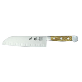 Нож сантоку с желобчатой линией лезвия 18 см Alpha Olive Guede