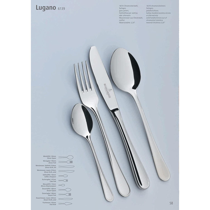 Набор ножей для рыбы Picard & Wielpütz LUGANO, 12 предметов