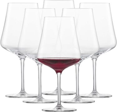Бокал для бургундского красного вина SCHOTT ZWIESEL Fine (набор из 6 шт. ), стильне бокал для бургундского красного вина, хрустальне бокал из тритана, которе можно мть в посудомоечной машине, производства Германии (арт.- 113769)