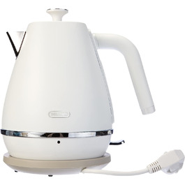 Электрический чайник с фильтром 1,7л De'Longhi Distinta, белый