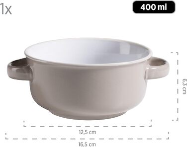 Набор тарелок для супа 4 предмета Mila Series MÄSER