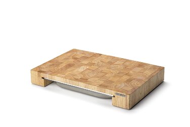 Разделочная доска с выдвижным ящиком, каучуковое дерево 48 х 32,5 см Continenta