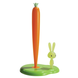 Держатель для бумажных полотенец 20,2х34х16 см зеленый/оранжевый Bunny&Carrot Alessi